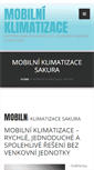 Mobile Screenshot of klimatizacemobilni.cz